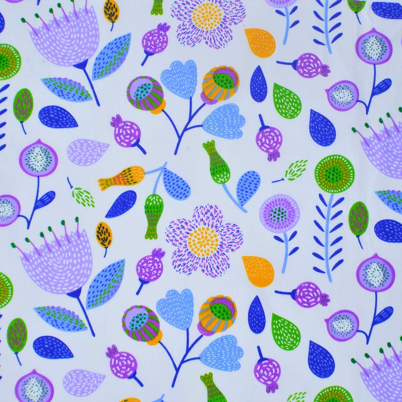 iNee Floral Fat Quarters Quilting Fabric Bundles for Quilting Sewing Crafting, 18 x 22 inches, (Floral) - Image 2